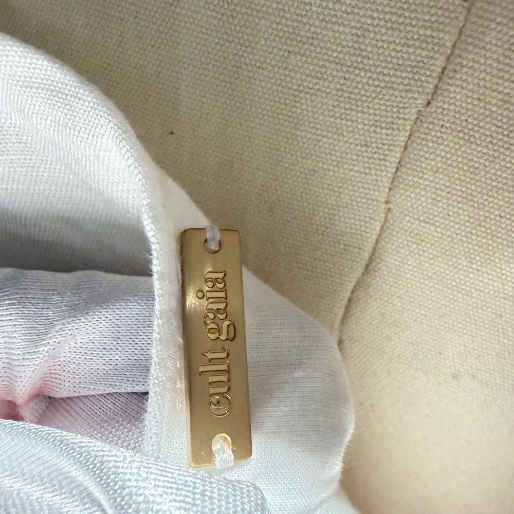 cult gaia White Halter Cutout Mini Dress - Picture 10 of 15